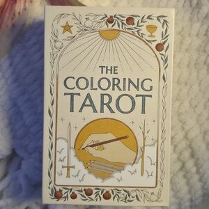 The Coloring Tarot Card Game - White and Gold